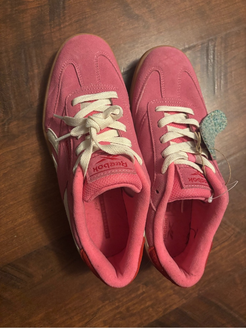 Reebok Women's Hot Pink Suede Retro Sneakers